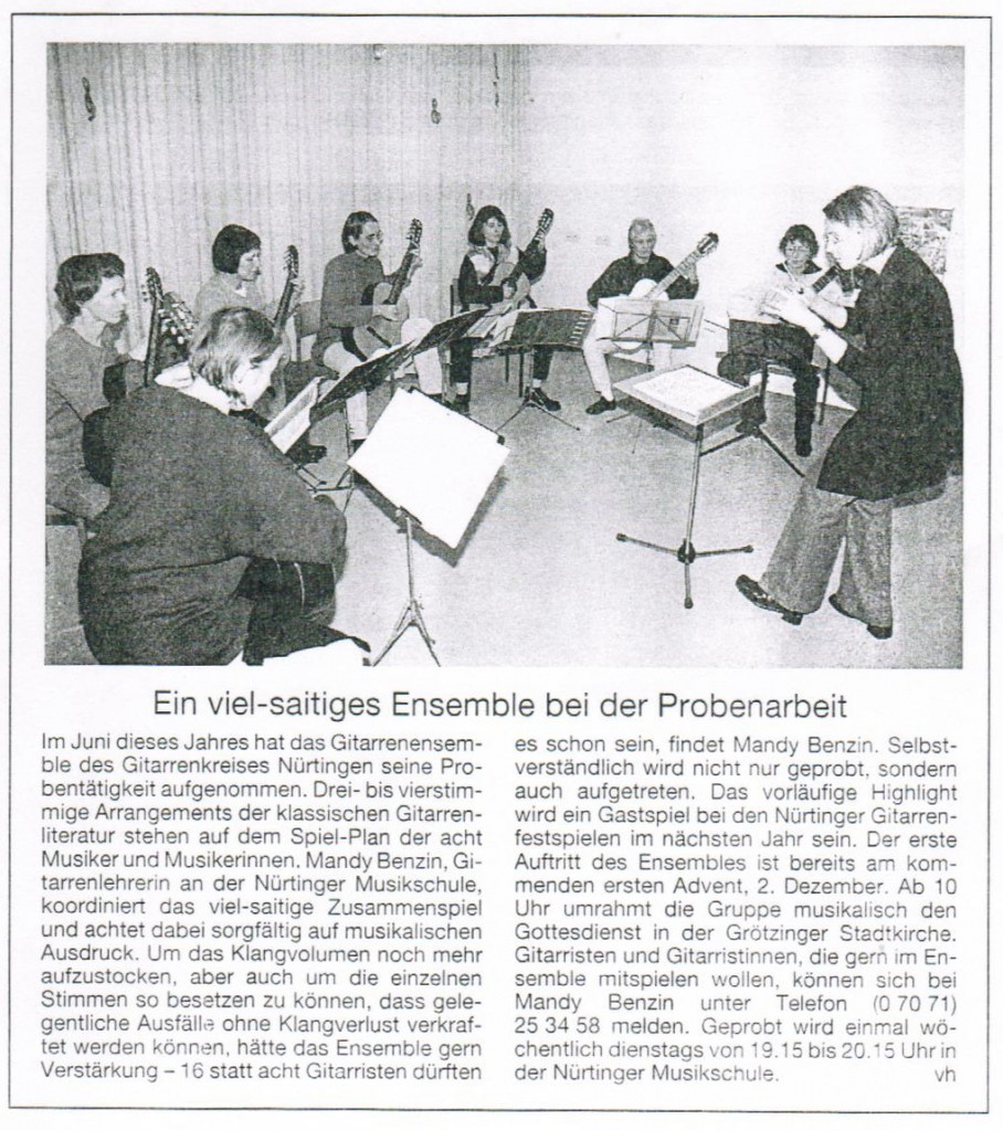 003 - NürtingerZeitung 24.11.2001